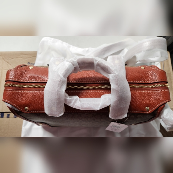 Coach Signature Millie Satchel Bag - Picture 4 of 8